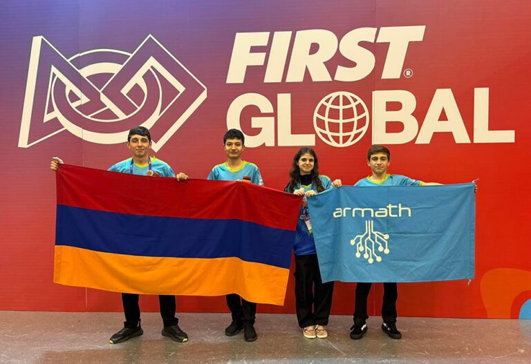 Armenian team wins silver at FIRST Global robotics competition